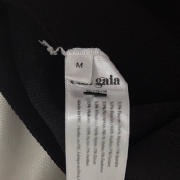 Cult Gaia Franco Floral Cut Out Knit Mini Dress Black NEW with tags - Picture 7 of 9